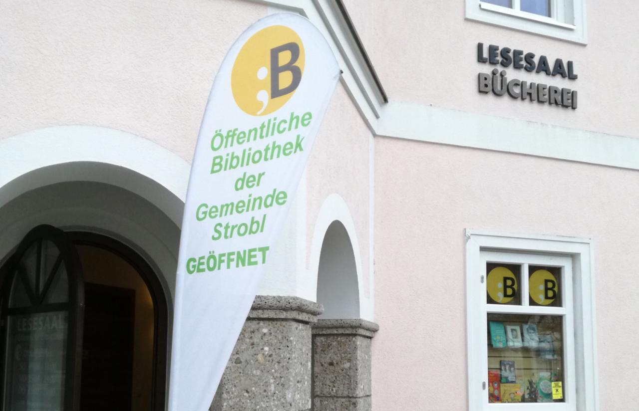 Offiziellen Logos der Salzburger Bibliotheken