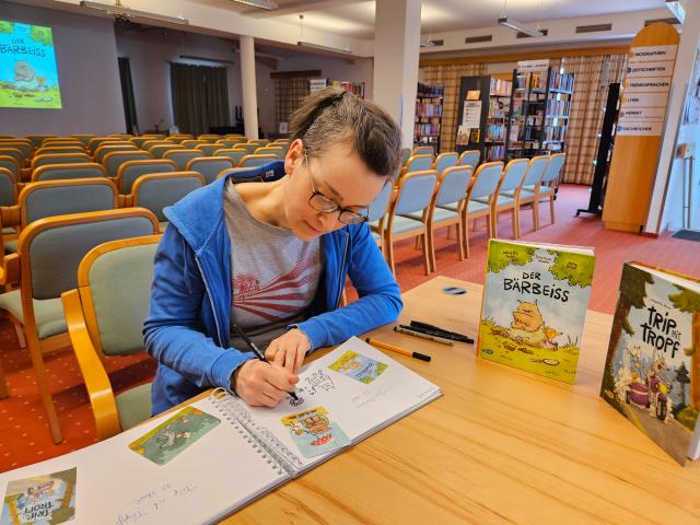 Lesung: Der Bärbeiss & Trip mit Tropf / Josephine Mark